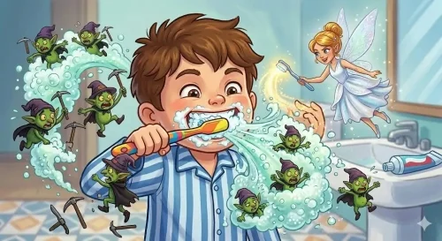 Esti mese fogmosásról – Mici és a Fognyűvő Manók kalandja