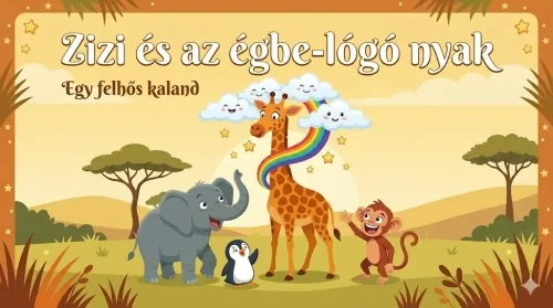 Zizi, a felhőkbe botló zsiráf – vicces állatos mese gyerekeknek