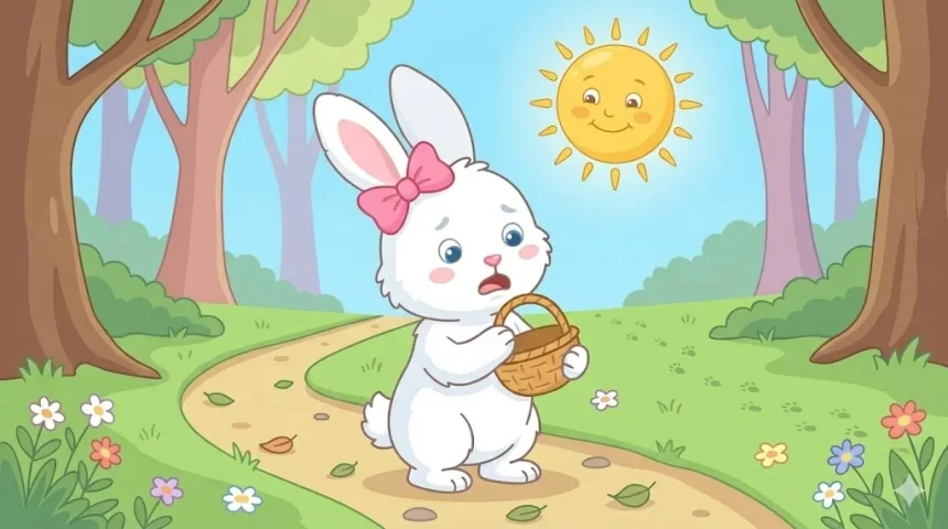 húsvéti mese nyusziról – Panka ijedten keresi az elveszett tojást az erdőben