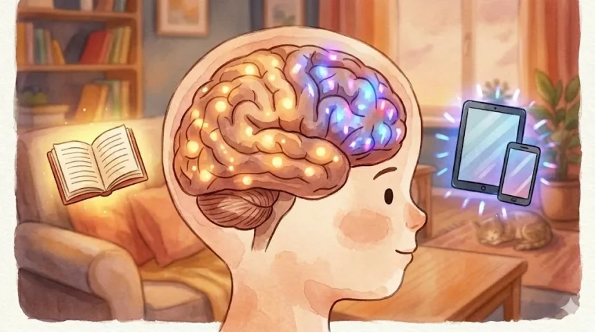 képernyőidő és meseolvasás hatása a gyerek agyára – összehasonlítás