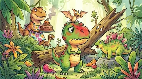 Dino Dani és a nagy dühroham – vicces dinoszauruszos mese gyerekeknek