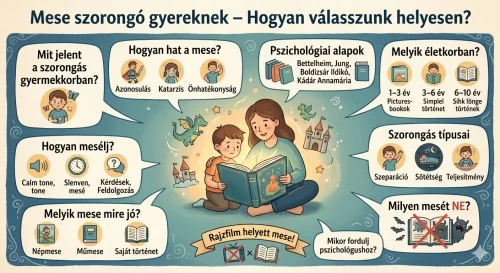 Mese szorongó gyereknek – Hogyan válasszunk helyesen?