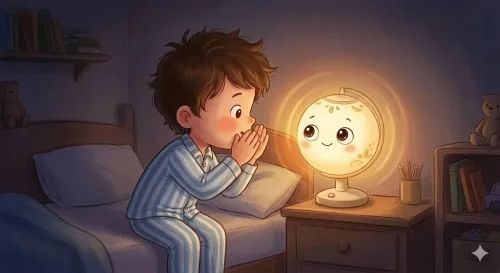 A kislámpa, aki nem akart aludni – esti mese gyerekeknek