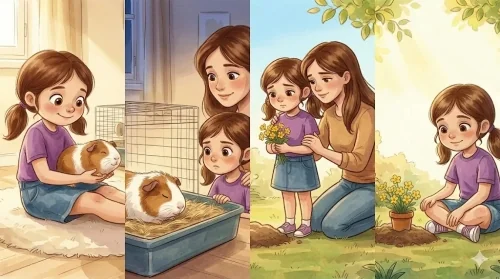 Mese a kisállat haláláról gyerekeknek – Mogyoró búcsúja