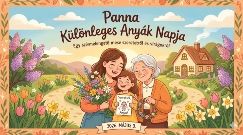 Anyák napja – Panna virágos meglepetése (rövid mese gyerekeknek)