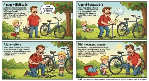 Apuka és a nagy szerelés – vicces apák napi mese kisfiúknak