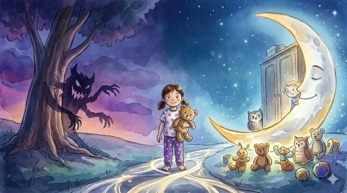 Bori és a titokzatos szoba – Mese a sötétségtől félő gyerekeknek