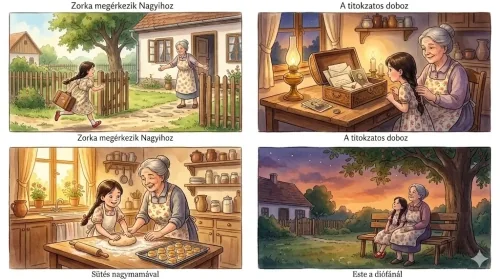 Nagyi titka – Meleg szívű mese a nagymamáról gyerekeknek