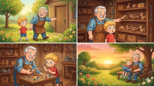 Mese nagypapáról gyerekeknek – Áronka és a titkos műhely