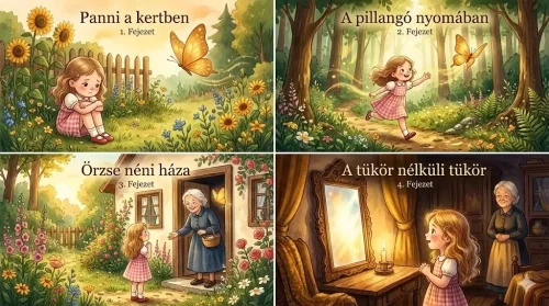 Panni és az arany pillangó – Mese az önbizalomról kislányoknak