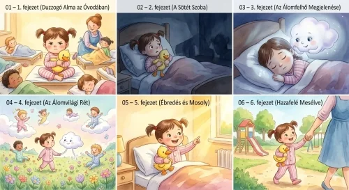 Álmos Alma és az óvodai pihenő – mese az óvodai alvásról gyerekeknek