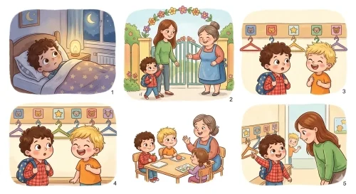 Mirkó első napja az óvodában – mese az óvodáról gyerekeknek