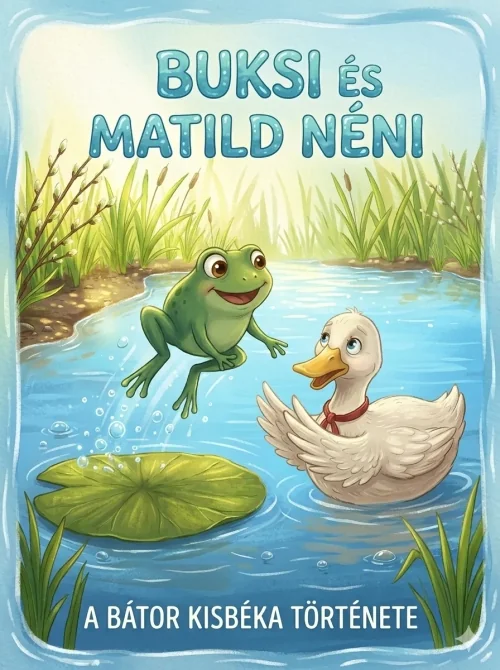 Buksi béka első ugrása – nagyon rövid mese gyerekeknek