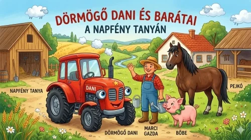 Dörmögő Dani, a bátor traktor – traktoros mese gyerekeknek