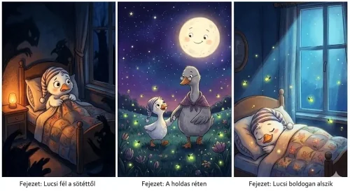 Lucsi és a csillagsátor – esti mese sötéttől félő gyerekeknek