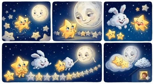 Esti mese – A kis csillag aki nem akart lefeküdni