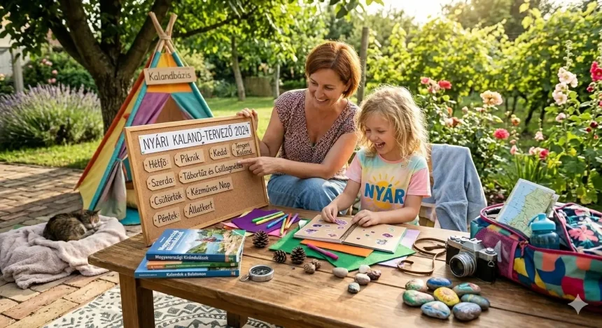 1nyári szünet gyerekekkel, mit csináljunk nyáron gyerekkel otthon, nyári program gyerekeknek, nyári szünet felkészítés, nyári rutin gyerekeknek, nyár gyerekekkel ötletek, nyári szünet 2026