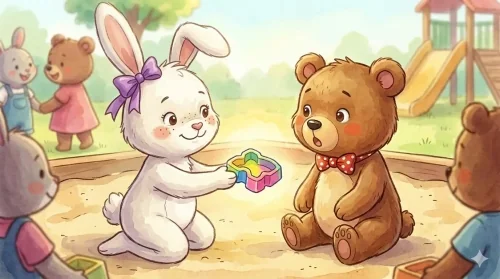 Dundi mackó és az első barát – mese az óvodai barátságról