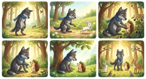 Farkas mese gyerekeknek – Hunor, a félreértett farkas