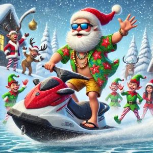 Mikulás, Hawaii karácsony, trópusi karácsony, karácsonyi történet, vidám mese6